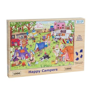 The House of Puzzles (3831) - "Happy Campers" - 1000 piezas