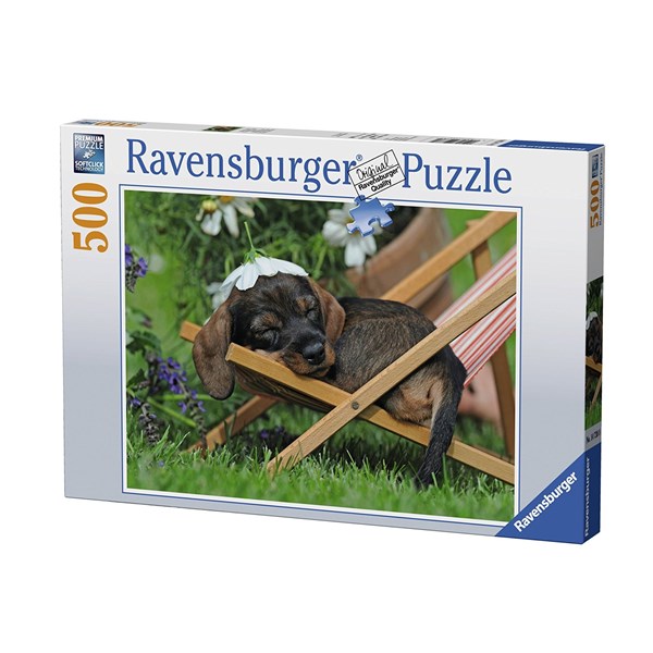 Ravensburger (14738) - "Charming Dachshund" - 500 piezas