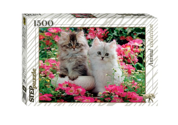 Step Puzzle (83022) - "Kittens" - 1500 piezas