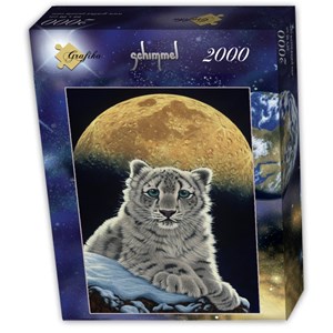 Grafika (T-00410) - Schim Schimmel: "Moon Leopard" - 2000 piezas