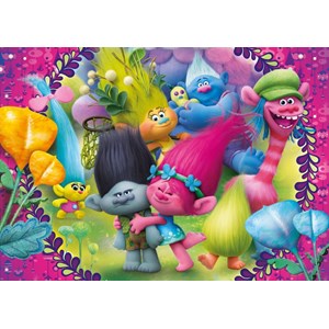 Clementoni (08422) - "Trolls" - 60 piezas