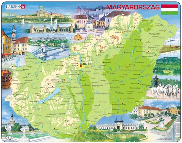 Larsen (K60) - "Hungary" - 80 piezas