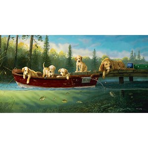 SunsOut (71196) - Terry Doughty: "Fishing Lessons" - 500 piezas