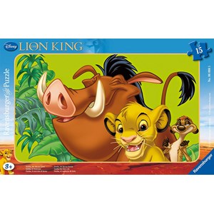 Ravensburger (06008) - "The Lion King, Simba the Lion Cub" - 15 piezas