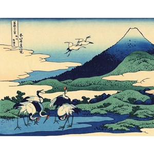 Puzzle Michele Wilson (Z22) - Hokusai: "Manor in Sagami Province" - 30 piezas