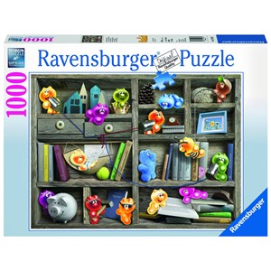 Ravensburger (19483) - "Gelini Bookshelf" - 1000 piezas