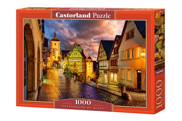 Castorland (C-103461) - "Rothenburg at Night" - 1000 piezas