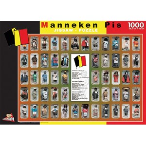 PuzzelMan (096) - "Belgium, Manneken Pis" - 1000 piezas