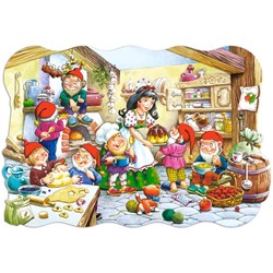 Castorland (C-02207) - "Snow-White and the Seven Dwarfs" - 20 piezas