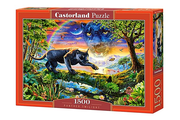 Castorland (C-151356) - "Panther Twilight" - 1500 piezas