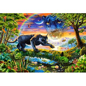 Castorland (C-151356) - "Panther Twilight" - 1500 piezas