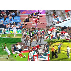 The House of Puzzles (3916) - "Sports Mixture" - 500 piezas