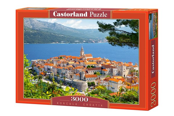 Castorland (C-300266) - "Croatia, Korcula" - 3000 piezas
