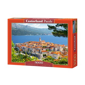 Castorland (C-300266) - "Croatia, Korcula" - 3000 piezas