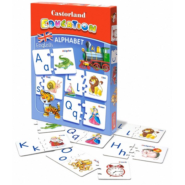 Castorland (E-043) - "Alphabet in English" - 52 piezas