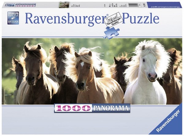 Ravensburger (15091) - "Wild Horses" - 1000 piezas