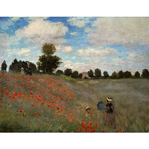 D-Toys (66961-IM02) - Claude Monet: "Poppy Field in Argenteuil" - 1000 piezas