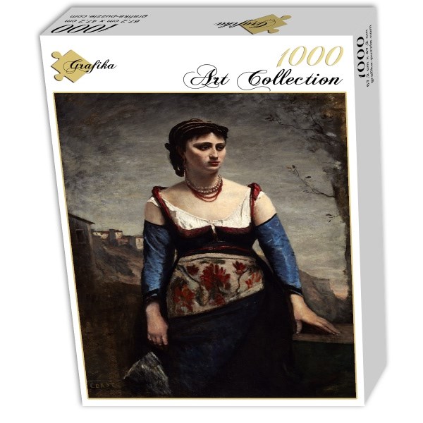 Grafika (01980) - Jean-Baptiste-Camille Corot: "Agostina, 1866" - 1000 piezas