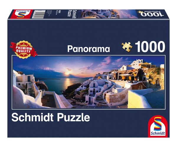 Schmidt Spiele (58281) - "Santorini" - 1000 piezas