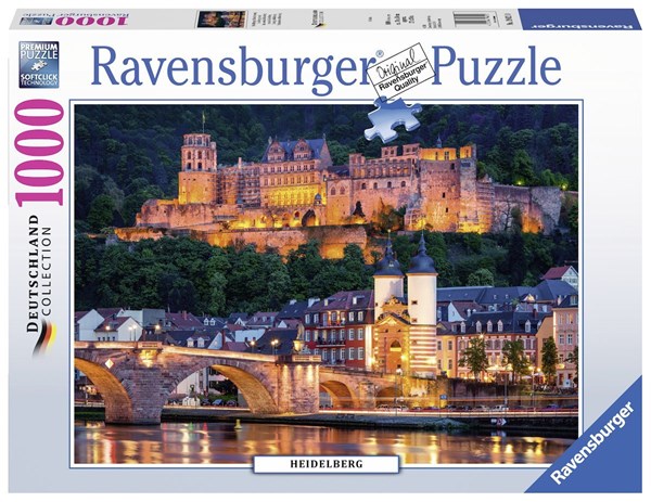 Ravensburger (19621) - "Evening in Heidelberg" - 1000 piezas