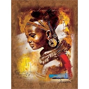 Ravensburger (15352) - "Young African Woman" - 1000 piezas