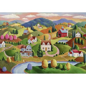 Ravensburger (13583) - Steve Klein: "Rolling Hills" - 300 piezas