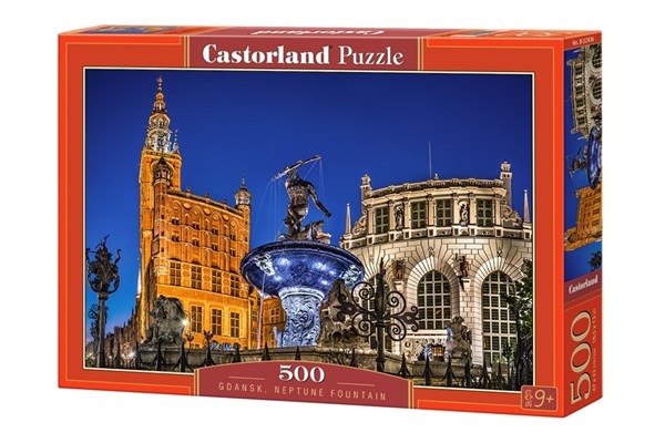 Castorland (B-52936) - "Neptune Fountain, Gdansk" - 500 piezas