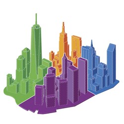 Wrebbit (Wrebbit-Set-New-York) - "Full New York Collection" - 3575 piezas