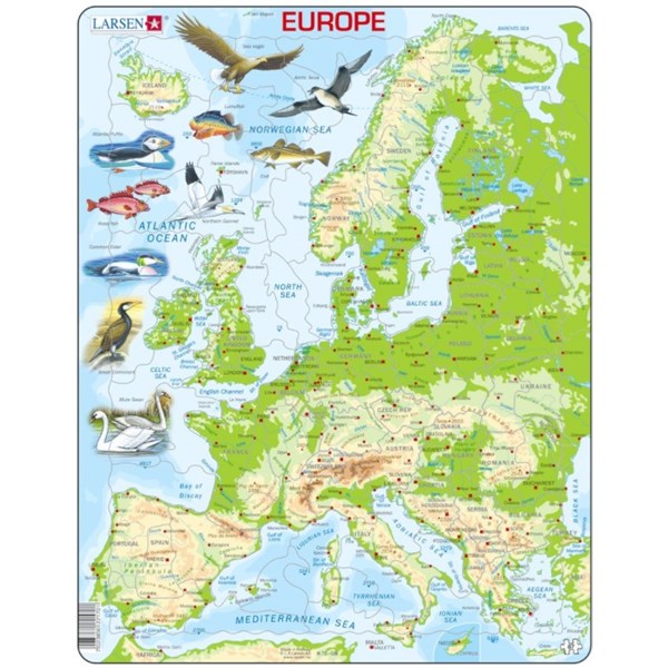 Larsen (K70-GB) - "Europe" - 87 piezas