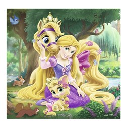 Ravensburger (09346) - "Belle, Cinderella And Raiponce" - 49 piezas