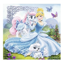 Ravensburger (09346) - "Belle, Cinderella And Raiponce" - 49 piezas