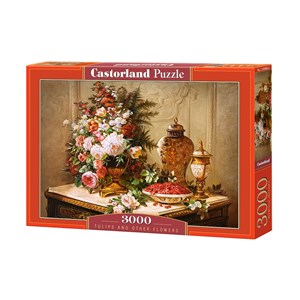 Castorland (C-300488) - "Tulips and Other Flowers" - 3000 piezas