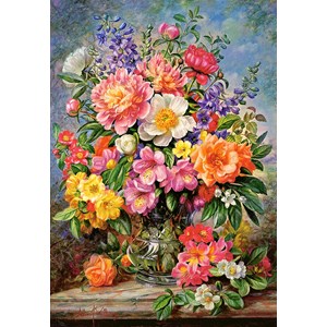 Castorland (C-103904) - "June Flowers in Radiance" - 1000 piezas