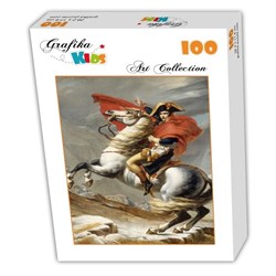 Grafika (00350) - Jacques-Louis David: "Napoleon Crossing the Alps" - 100 piezas
