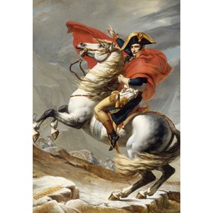 Grafika (00350) - Jacques-Louis David: "Napoleon Crossing the Alps" - 100 piezas