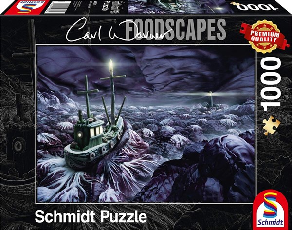 Schmidt Spiele (59374) - Carl Warner: "Stormy Sea" - 1000 piezas