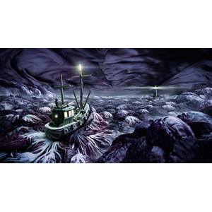 Schmidt Spiele (59374) - Carl Warner: "Stormy Sea" - 1000 piezas