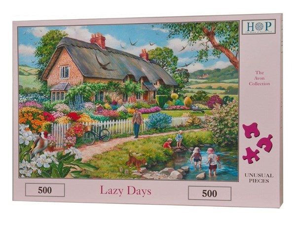 The House of Puzzles (3343) - "Lazy Days" - 500 piezas
