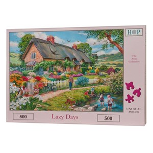 The House of Puzzles (3343) - "Lazy Days" - 500 piezas