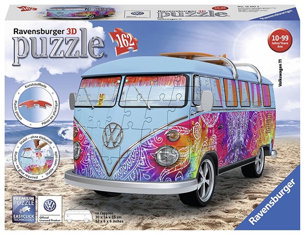 Ravensburger (12527) - "Volkswagen T1 Indian Summer" - 162 piezas
