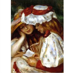 D-Toys (66909-RE08X) - Pierre-Auguste Renoir: "Two Girls Reading" - 1000 piezas