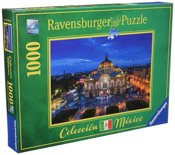 Ravensburger (19842) - "Palace of Fine Arts, Mexico" - 1000 piezas