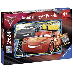 Ravensburger (07816) - "Cars 3: Adventure with Lightning McQueen" - 24 piezas