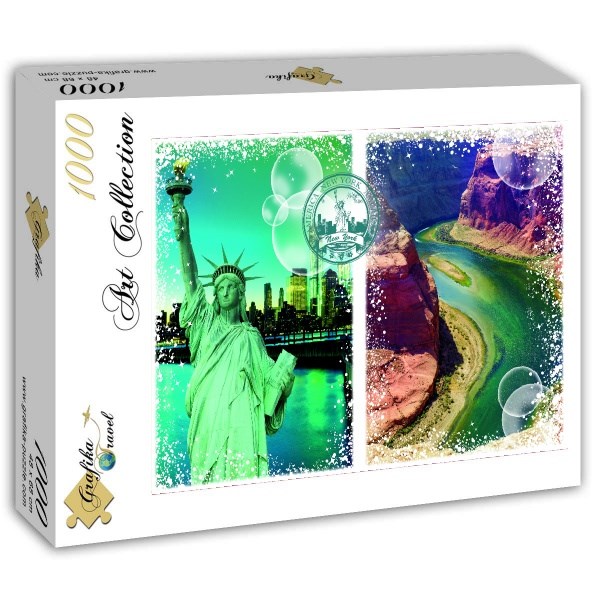 Grafika (T-00212) - "United States of America" - 1000 piezas