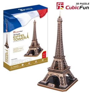 Cubic Fun (MC091H) - "France, Paris: Eiffel Tower" - 82 piezas