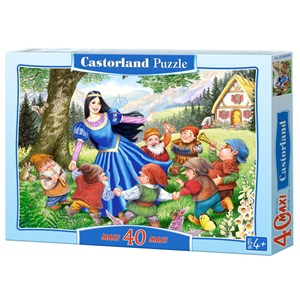 Castorland (B-040049) - "Snow White and the seven dwarves" - 40 piezas