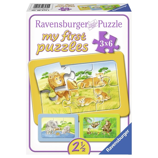 Ravensburger (06574) - "Animals of Africa" - 6 piezas