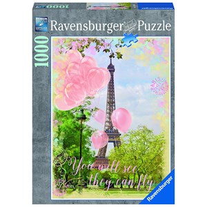 Ravensburger (19708) - "Eiffel Tower" - 1000 piezas
