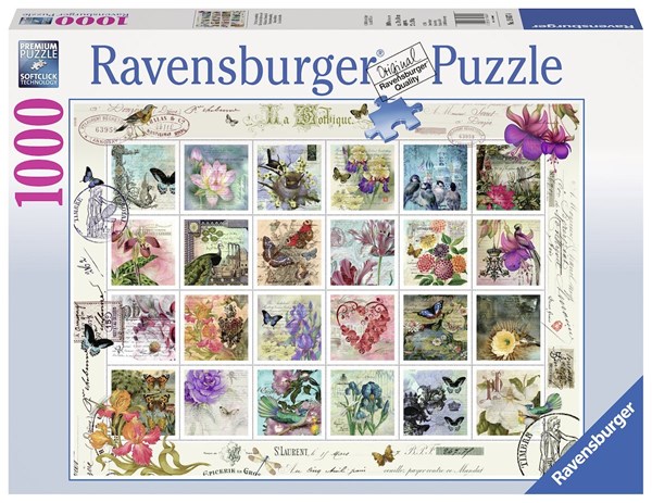Ravensburger (19607) - "Stamp collection" - 1000 piezas
