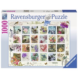 Ravensburger (19607) - "Stamp collection" - 1000 piezas